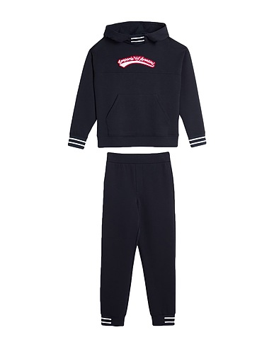 EMPORIO ARMANI Survêtement de sport Noir 76% Coton, 18% Polyester, 6% Élasthanne