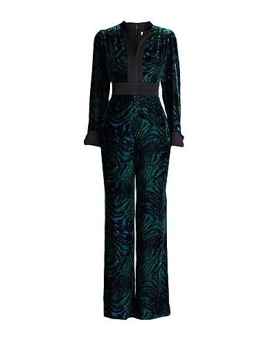 DIANE VON FURSTENBERG Jumpsuits and Overalls Emerald green 76% Viscose, 24% Nylon