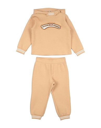 EMPORIO ARMANI Tracksuit Sand 76% Cotton, 18% Polyester, 6% Elastane