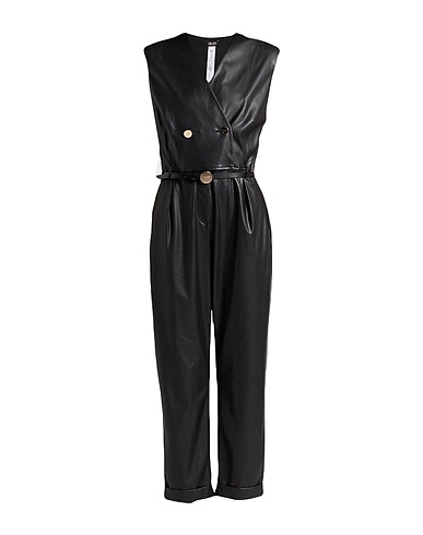 LIU •JO Jumpsuits and Overalls Black 100% Polyester, Polyurethane