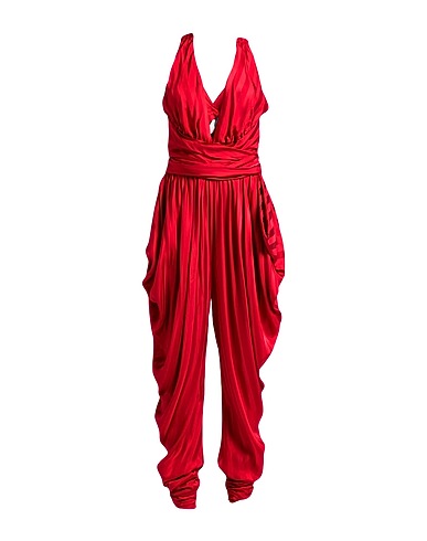 DOLCE&GABBANA Jumpsuits and Dungarees Red 100% Viscose
