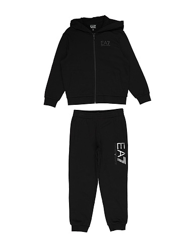 EA7 Tracksuit Black 88% Cotton, 12% Polyester