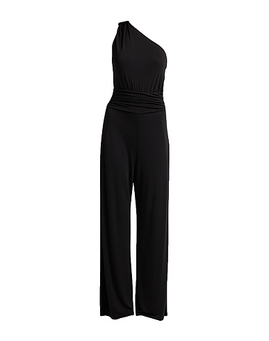 I BLUES Jumpsuits and Dungarees Black 95% Polyester, 5% Elastane