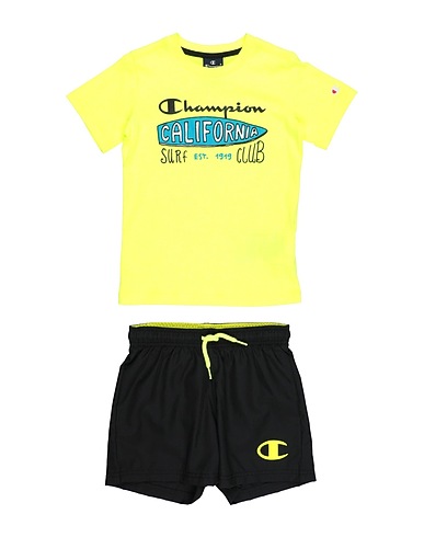 CHAMPION Tracksuit Yellow 60% Cotton, 40% Polyester