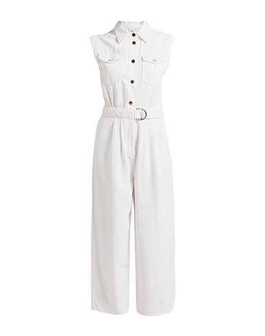 LIU •JO Jeans-Overalls Weiß 100% Baumwolle