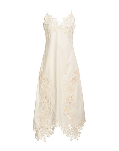 MARCIANO by GUESS Midi dress Ivory 100% Cotton, Polyester