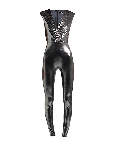 ELISABETTA FRANCHI Overalls & Latzhosen Grau 93% Polyethylen, 7% Elastan