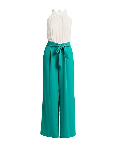 TWINSET Jumpsuits and Dungarees Emerald green 100% Polyester