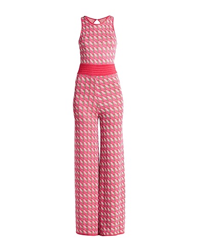 LIU •JO Jumpsuits and Dungarees Fuchsia 76% Viscose, 12% Polyamide, 12% Metallic Polyester