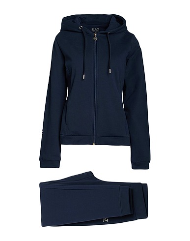 EA7 Tracksuit Navy blue 96% Cotton, 4% Elastane