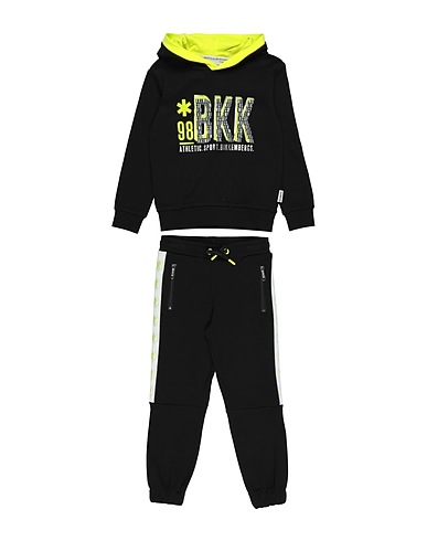BIKKEMBERGS Tracksuit Black 100% Cotton