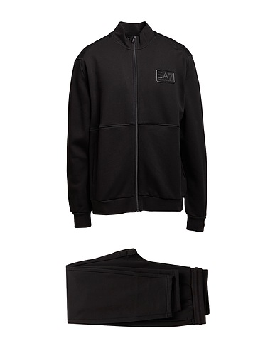 EA7 Tracksuit Black 85% Cotton, 15% Polyester
