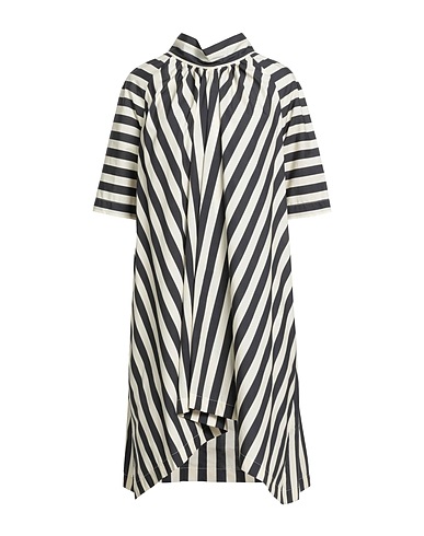 HACHE Short dress Charcoal 100% Cotton