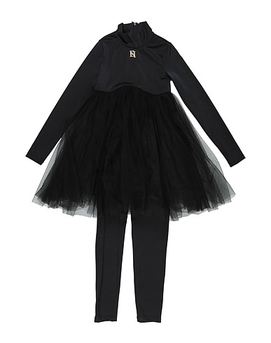 ELISABETTA FRANCHI Kids’ jumpsuit LA MIA BAMBINA Black 80% Polyamide, 20% Elastane