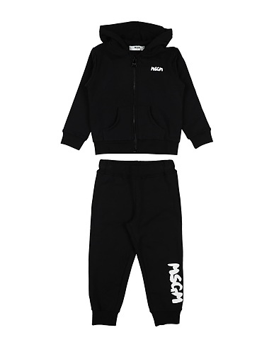 MSGM Φόρμα γυμναστικής KIDS Μαύρο 94% Βαμβάκι, 6% Ελαστάνη