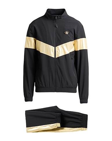 EA7 Tuta Sportiva Nero 87% Poliestere, 13% Elastan