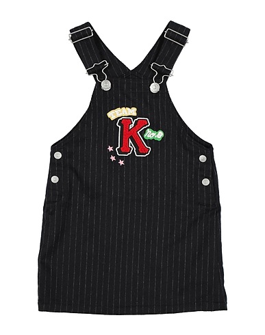 KENZO KIDS Kids’ dungarees Midnight blue 67% Wool, 28% Polyester, 5% Cashmere