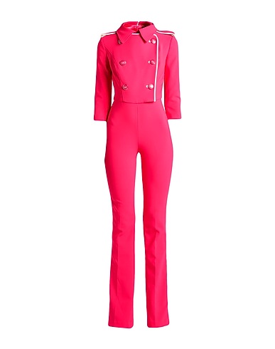 ELISABETTA FRANCHI Jumpsuits and Overalls Fuchsia 96% Polyester, 4% Elastane