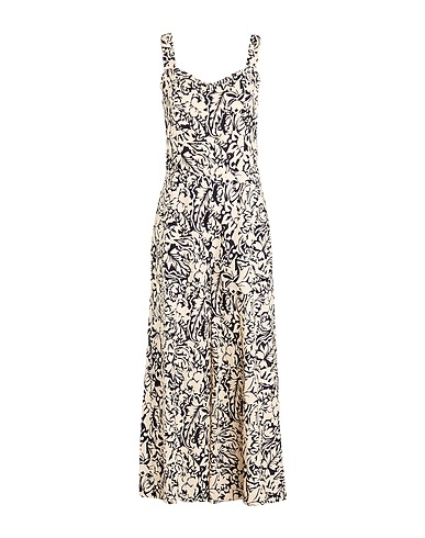 ALESSIA SANTI Jumpsuits and Dungarees Beige 55% Linen, 45% Cotton