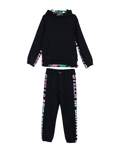 STELLA McCARTNEY KIDS Tracksuit Black 80% Cotton, 20% Polyester, Elastane