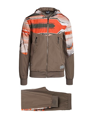 EA7 Tracksuit Orange 98% Polyester, 2% Elastane