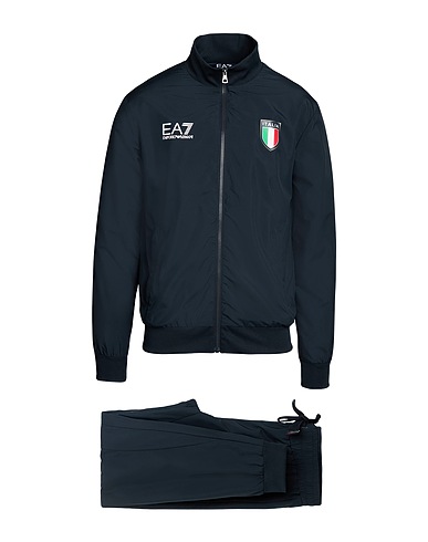 EA7 Tracksuit Midnight blue 100% Polyester, Elastane
