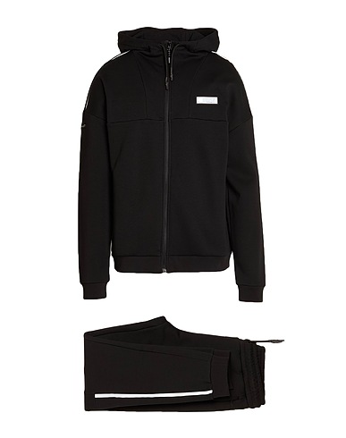 EA7 Tracksuit Black 57% Polyester, 43% Cotton, Elastane