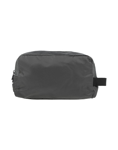 DOLCE&GABBANA Beauty case Lead Nylon, Soft Leather
