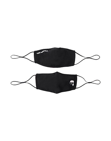 KARL LAGERFELD Other accessory K/PROTECT IKONIK MASK 2SET
 Black 95% Cotton, 5% Elastane
