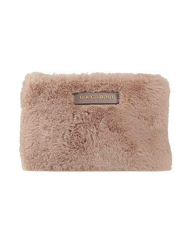 ORCIANI Borsa a mano Sabbia Fibre tessili, Pelle