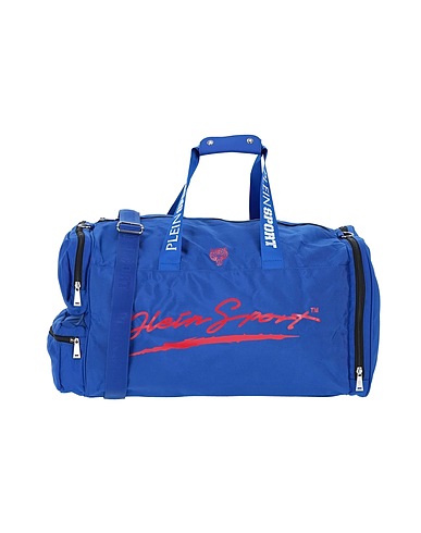 PLEIN SPORT Travel & duffel bag Bright blue Nylon, Polyurethane