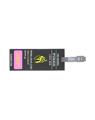 PINKO Travel accessories Black Rubber