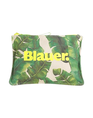 BLAUER. Handbag Green 60% Cotton, 40% Polyester