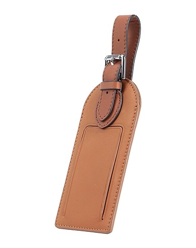LAUREN RALPH LAUREN Travel accessories TOLEDO-LUGGAGE TAG
 Tan Cow leather