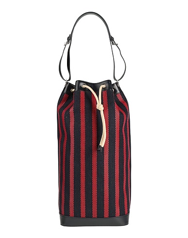 SAINT LAURENT Travel & duffel bag Red Textile fibers, Soft Leather