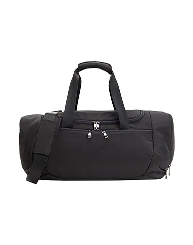 8 by YOOX Luggage TRAVEL DUFFEL BAG

 Black 100% Polyester