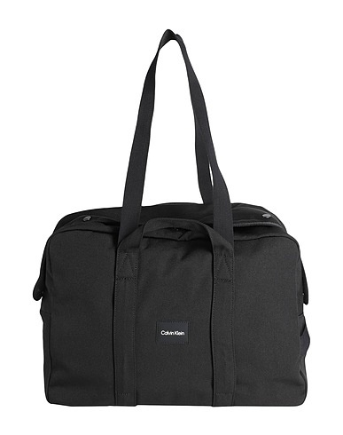 CALVIN KLEIN Borsone Nero 99% Poliestere riciclato, 1% Poliuretano