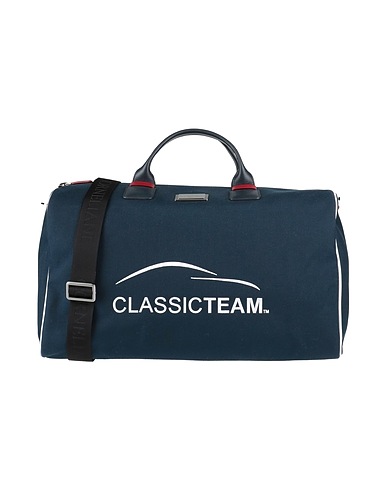 CORNELIANI Travel & duffel bag Midnight blue 100% Polyamide, Bovine leather