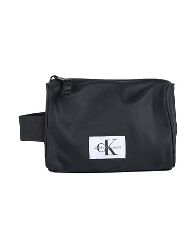 CALVIN KLEIN JEANS Beauty case Nero 57% Nylon riciclato, 43% Poliestere riciclato