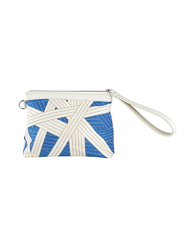 MISSONI HOME Beauty case NASTRI BEAUTY CM.30X20
 Bright blue 51% Cotton, 20% Viscose, 16% Polyester, 13% Acrylic
