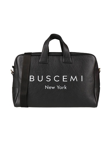 BUSCEMI Borsone Nero Pelle
