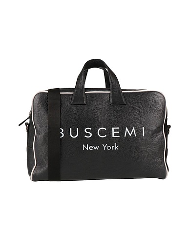 BUSCEMI Luggage Black Soft Leather