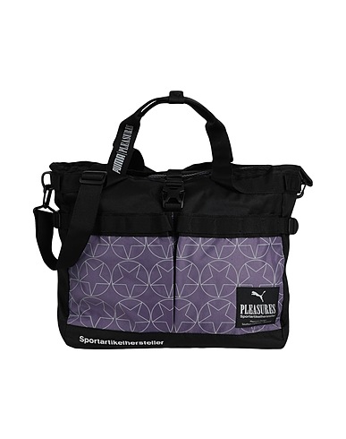 PUMA x PLEASURES Handbag PUMA x PLEASURES Tote Bag
 Black 100% Polyester
