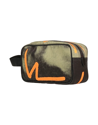 MOSCHINO Beauty case Textile fibres, Leather