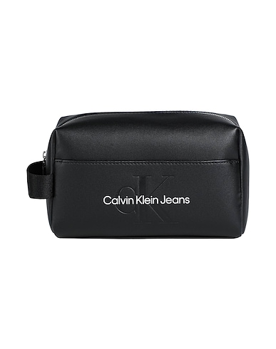 CALVIN KLEIN JEANS Beauty case NERO 100% Polyurethane
