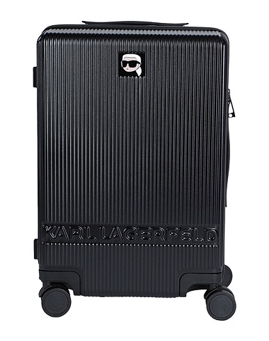 KARL LAGERFELD Luggage K/IKONIK 2.0 KARL HARD TROLLEY
 Black 100% Polycarbonate
