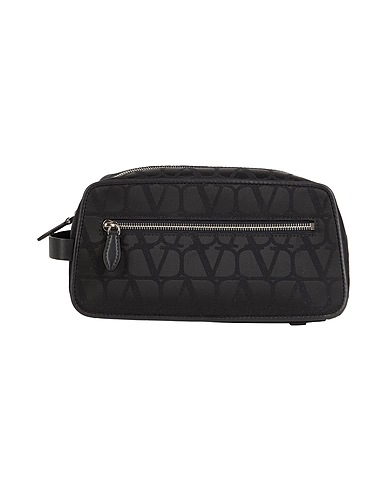 VALENTINO GARAVANI Beauty case Black Textile fibres