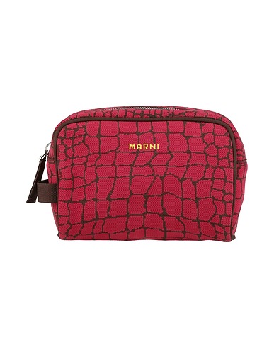 MARNI Beauty case Porpora 100% Fibre tessili