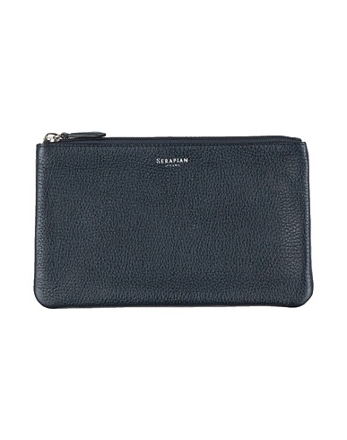 SERAPIAN Pouch Midnight blue Leather