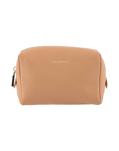 COCCINELLE Beauty case Camel Leather
